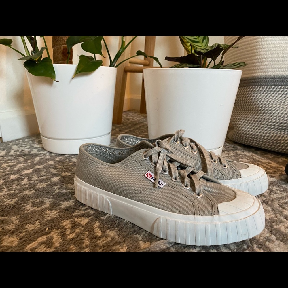 PLATFORM SUPERGA SNEAKERS